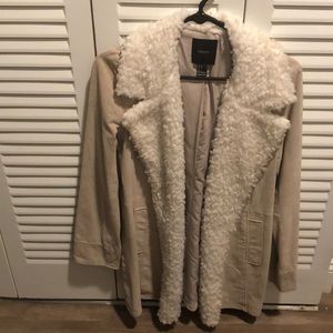 Forever 21 Leather Coat Size S